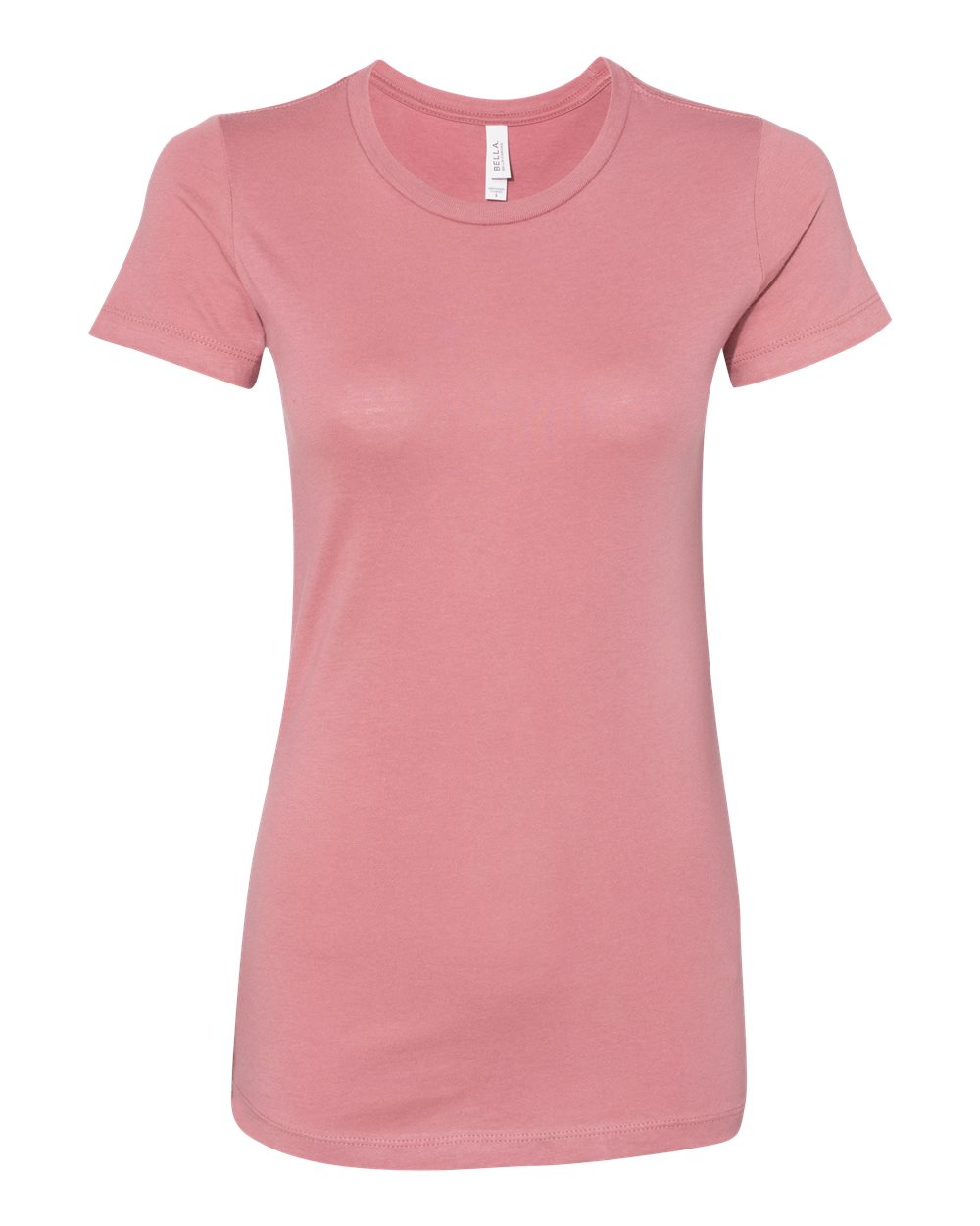 Women's Slim Fit Tee - Front - B50306283 - Mauve