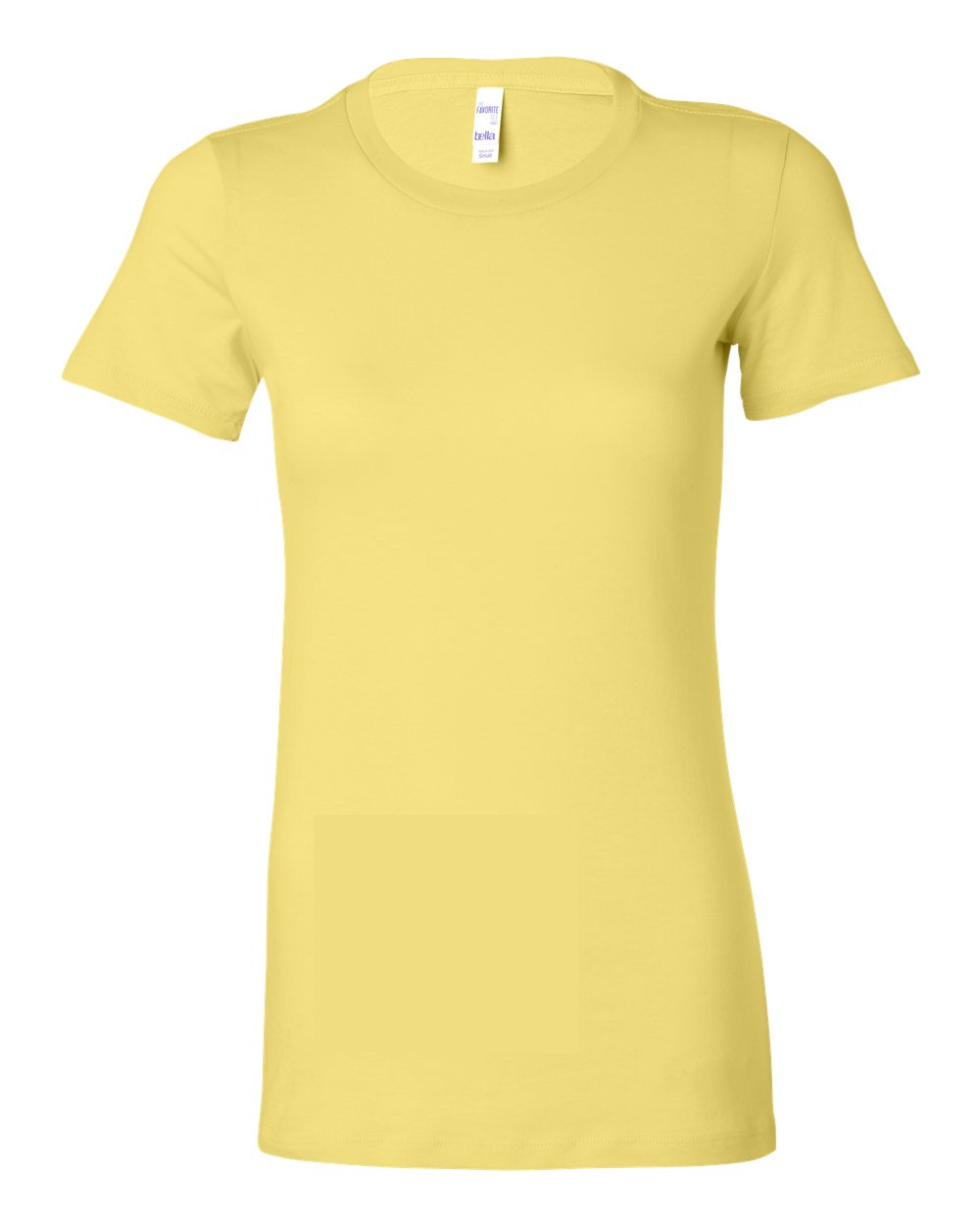 Women's Slim Fit Tee - Front - B50306413 - Yellow
