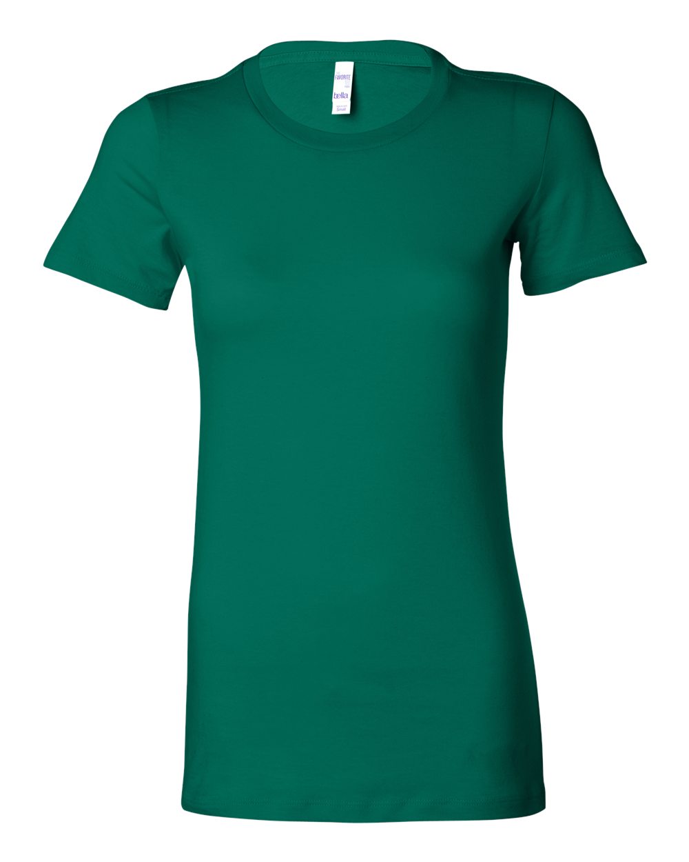 Women's Slim Fit Tee - Front - B50306603 - Kelly