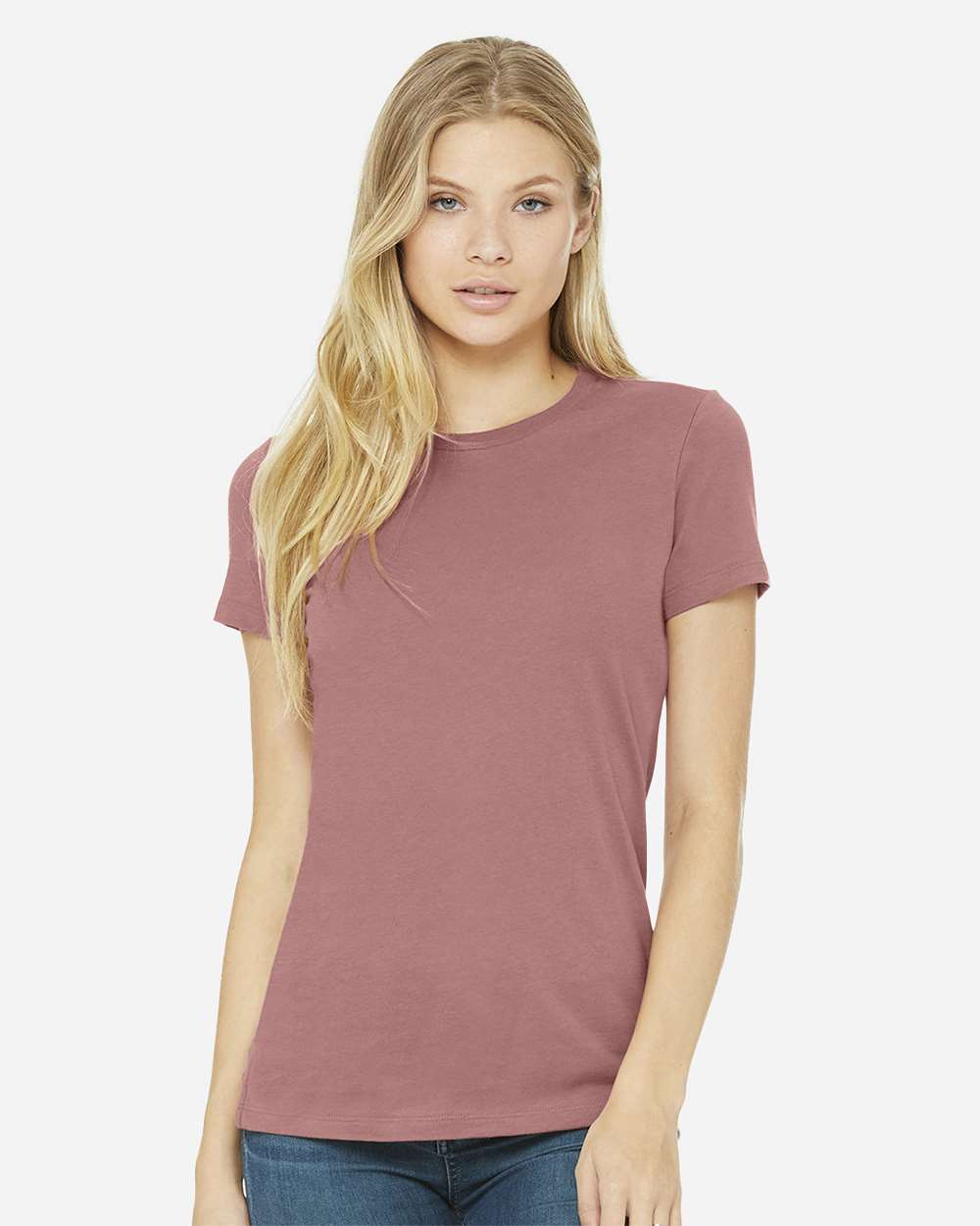 Women's Slim Fit Tee - OnModelFront - B50306283 - Mauve