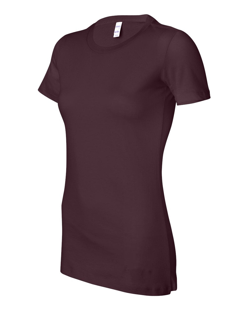Women's Slim Fit Tee - Side - B50306063 - Plum