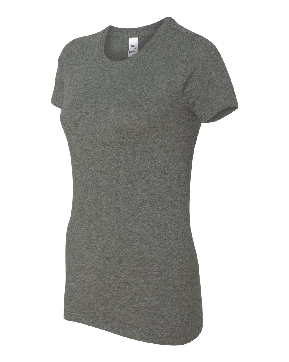 Women's Slim Fit Tee - Side - B50306073 - Deep Heather