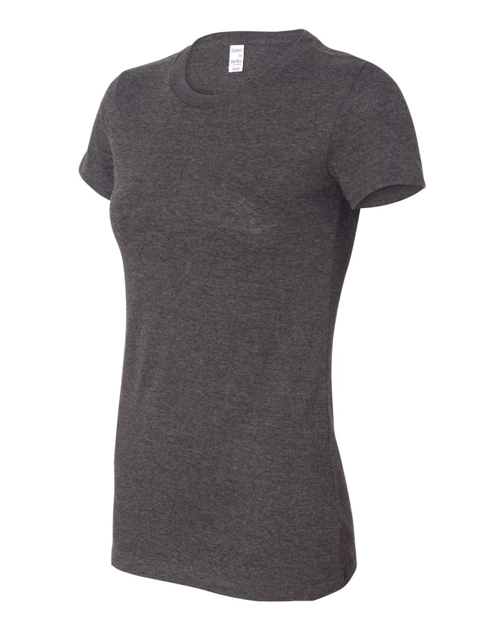Women's Slim Fit Tee - Side - B50306093 - Dark Grey Heather