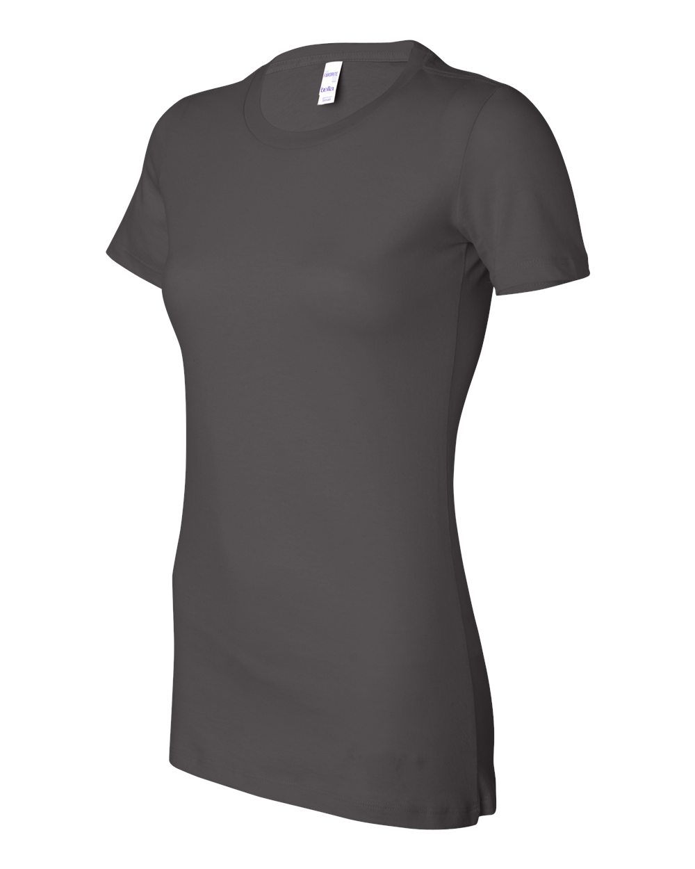 Women's Slim Fit Tee - Side - B50306103 - Asphalt