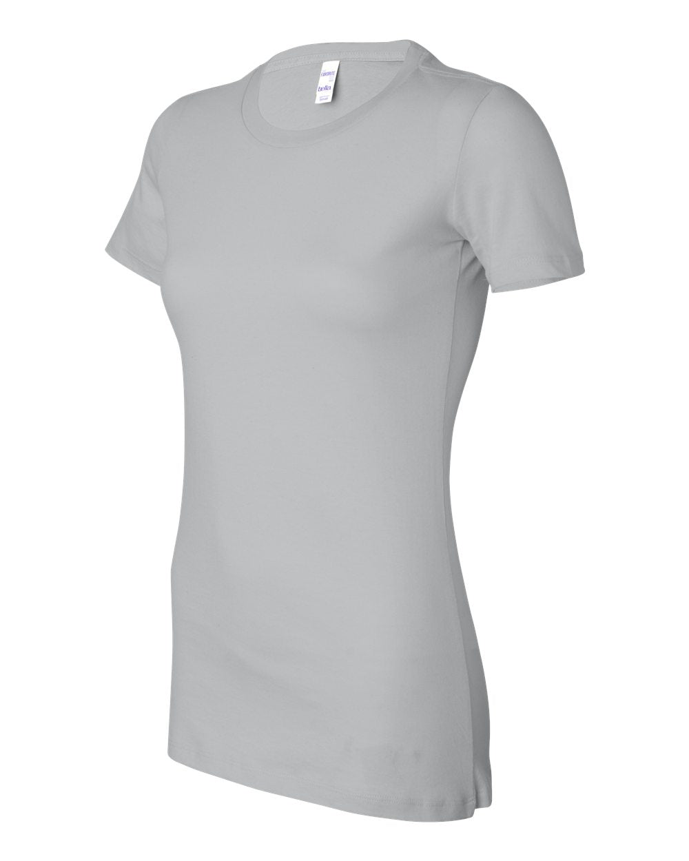 Women's Slim Fit Tee - Side - B50306353 - Silver