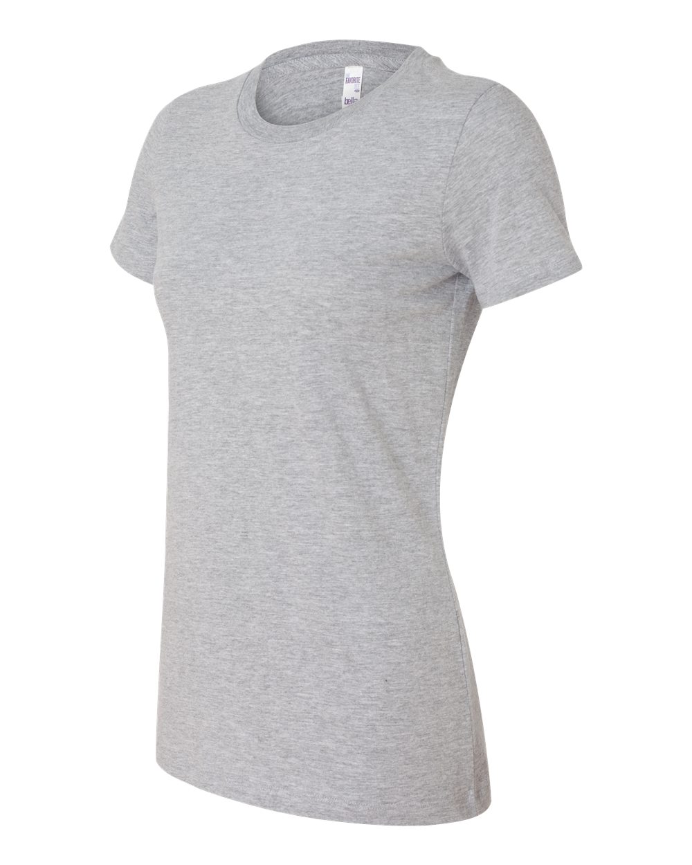 Women's Slim Fit Tee - Side - B50306583 - Athletic Heather