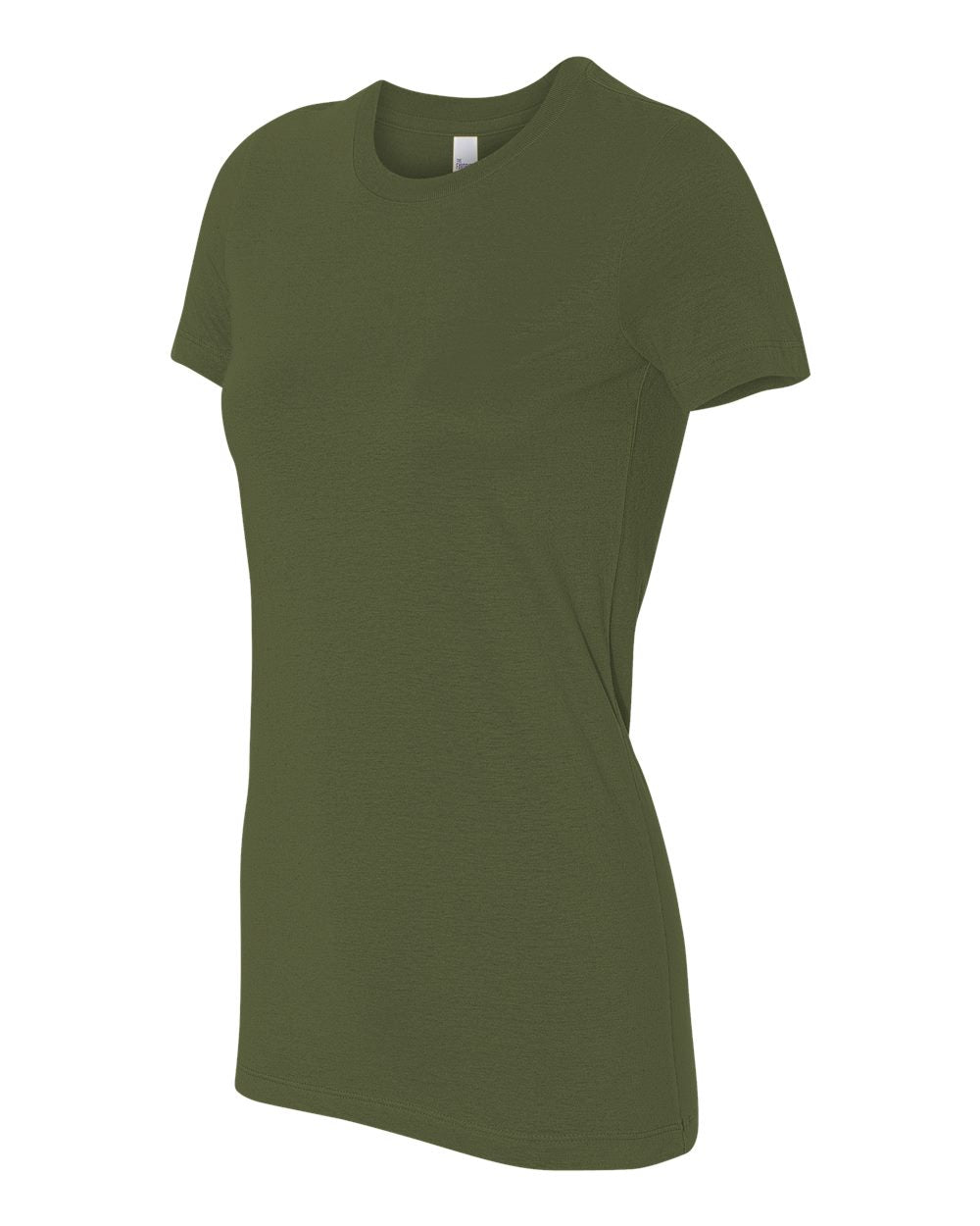 Women's Slim Fit Tee - Side - B50306613 - Olive