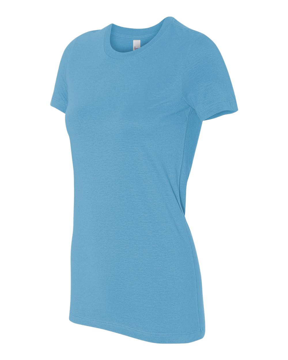 Women's Slim Fit Tee - Side - B50306817 - Ocean Blue