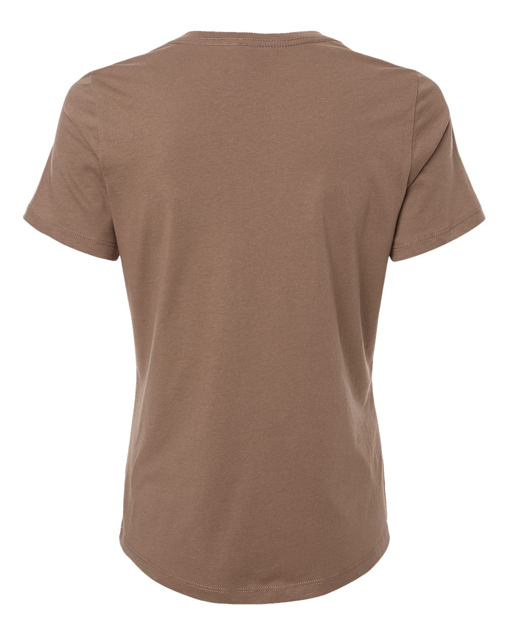 Women’s Relaxed Jersey Tee - Back - B86906193 - Vintage Brown