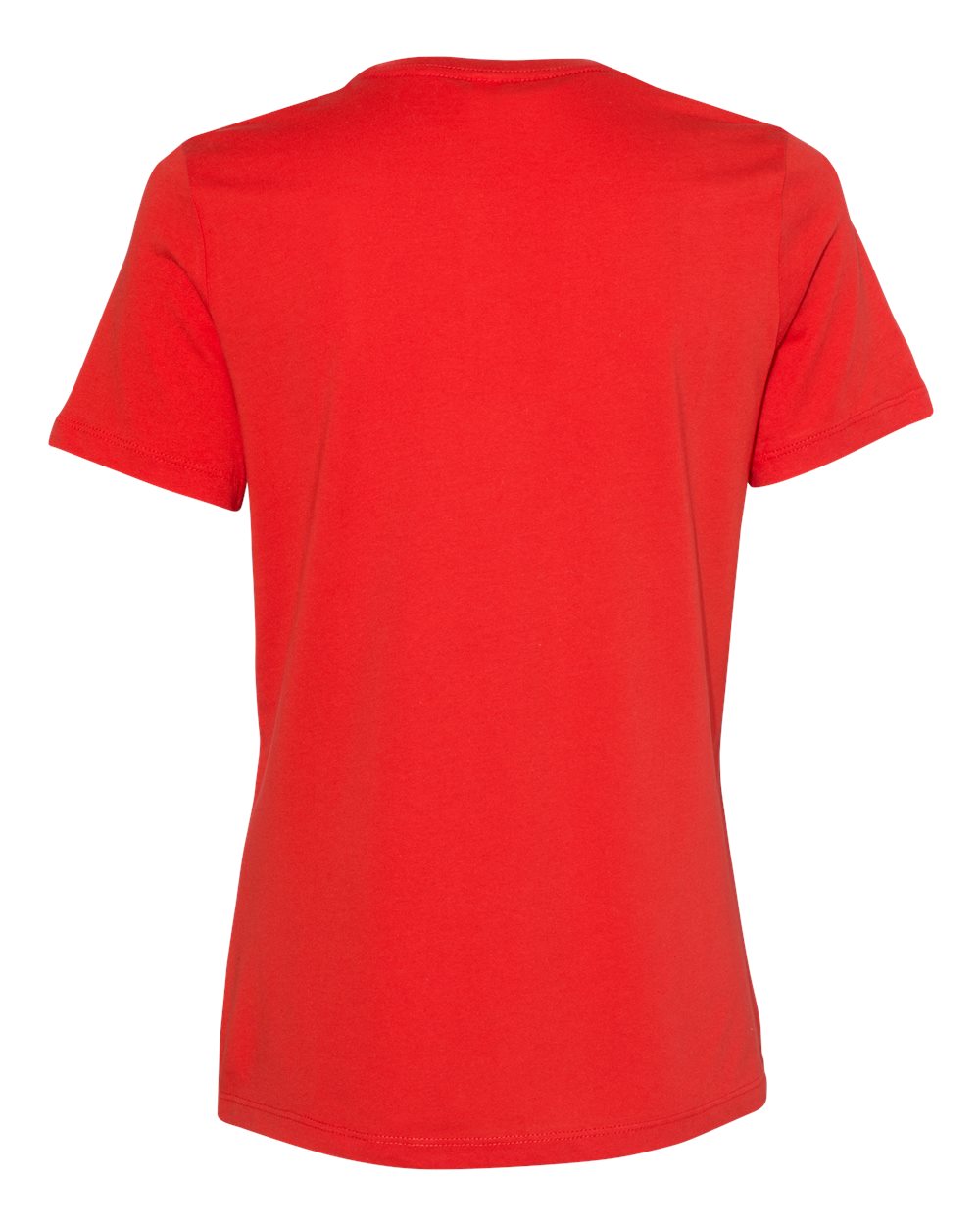Women’s Relaxed Jersey Tee - Back - B86906473 - Poppy