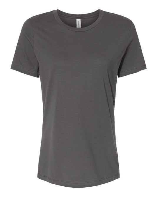 Women’s Relaxed Jersey Tee - Front - B86906133 - Asphalt