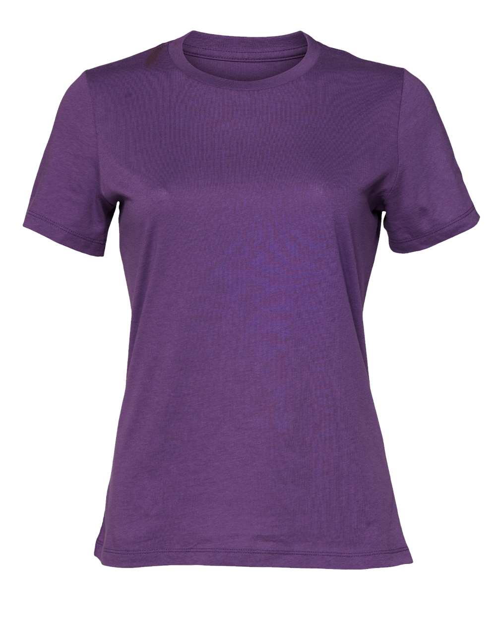 Women’s Relaxed Jersey Tee - Front - B86906423 - Royal Purple