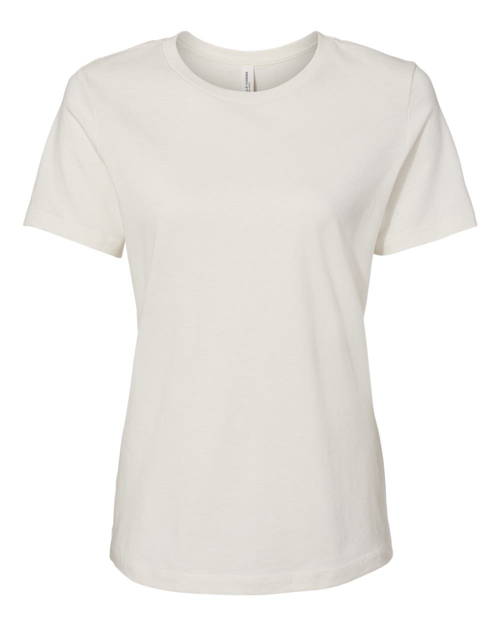 Women’s Relaxed Jersey Tee - Front - B86906463 - Vintage White