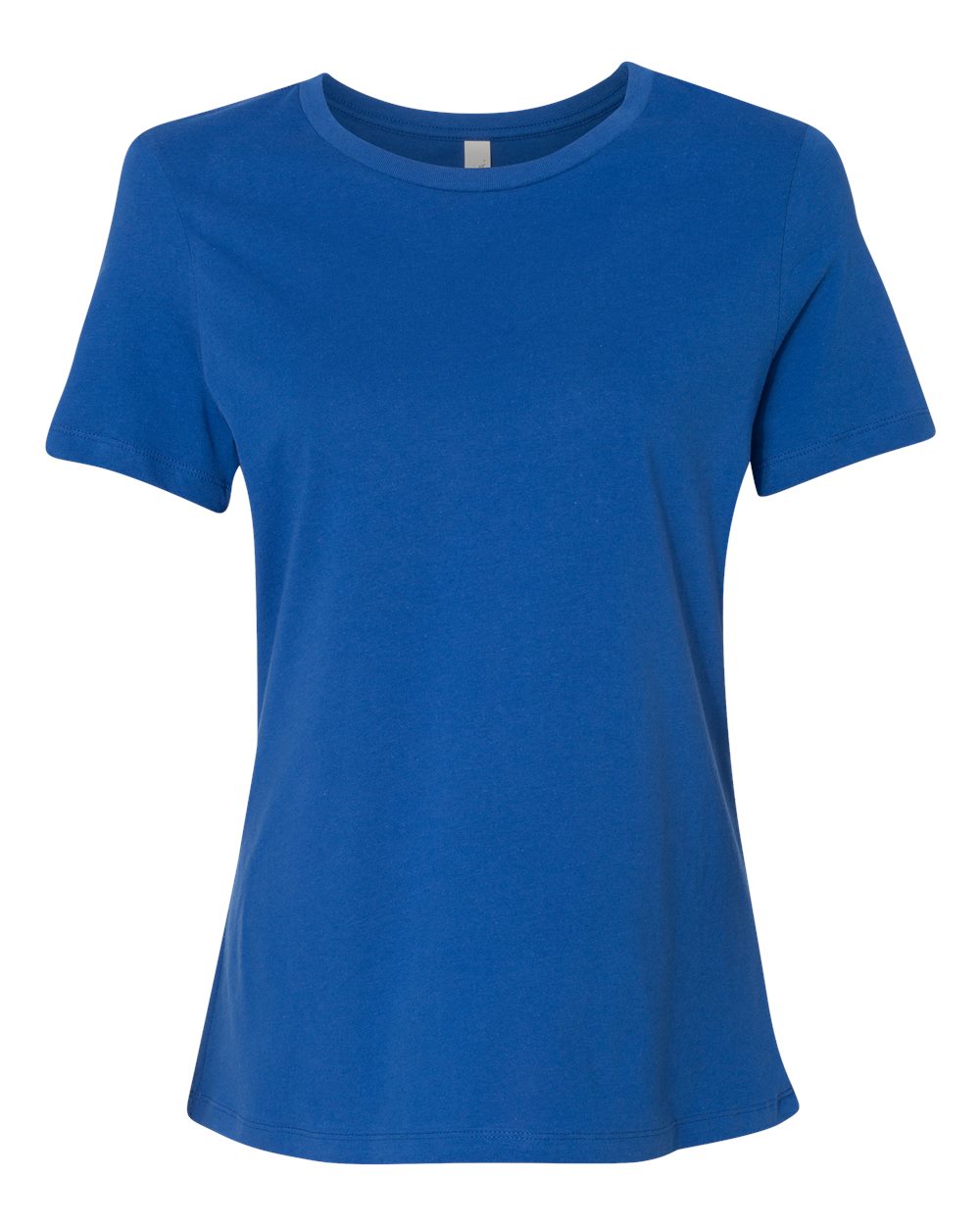 Women’s Relaxed Jersey Tee - Front - B86906753 - True Royal