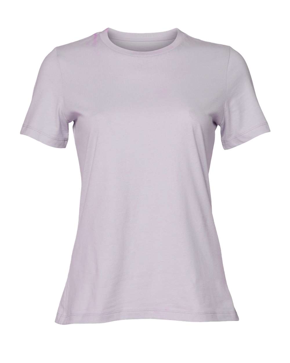 Women’s Relaxed Jersey Tee - Front - B86906913 - Lavender Dust