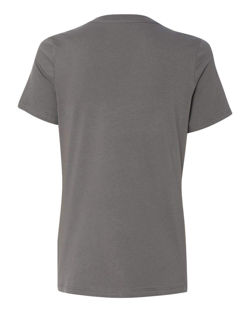 Women’s Relaxed Jersey V-Neck Tee - Back - B87006133 - Asphalt