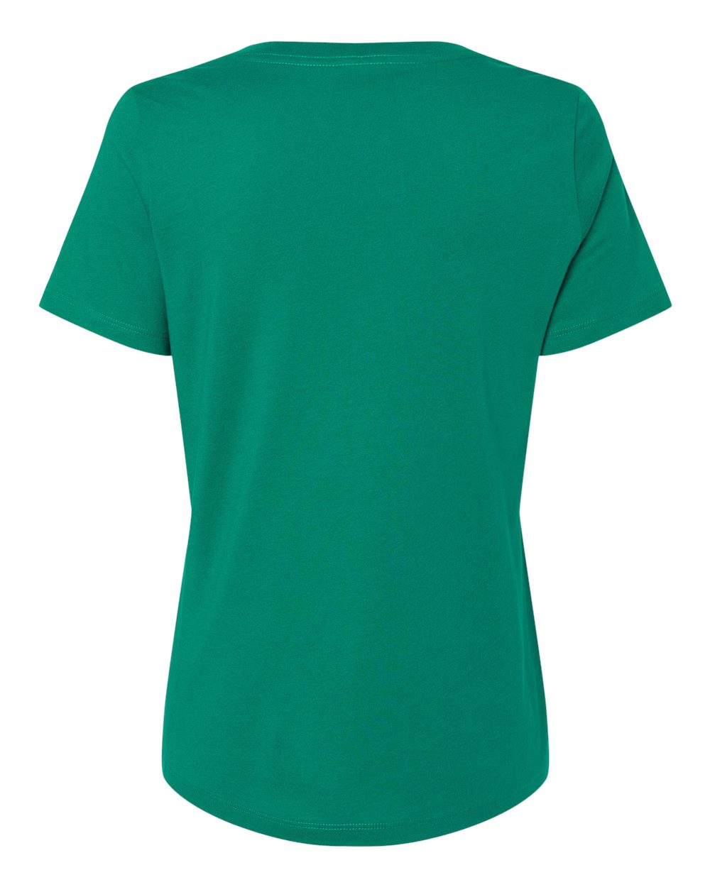 Women’s Relaxed Jersey V-Neck Tee - Back - B87006603 - Kelly