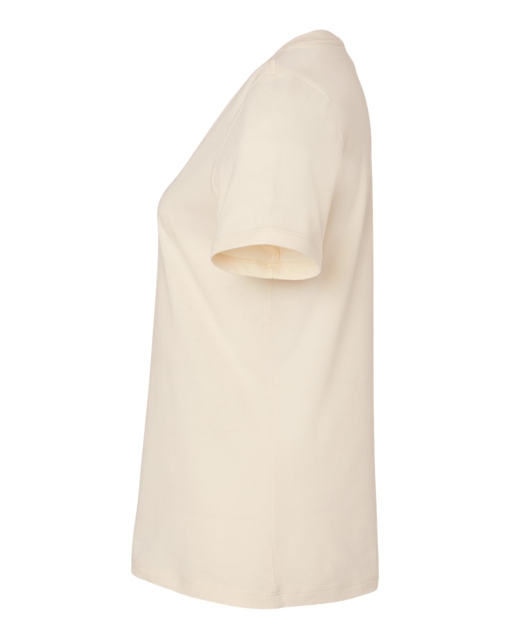 Women’s Relaxed Jersey V-Neck Tee - DirectSide - B87006243 - Natural
