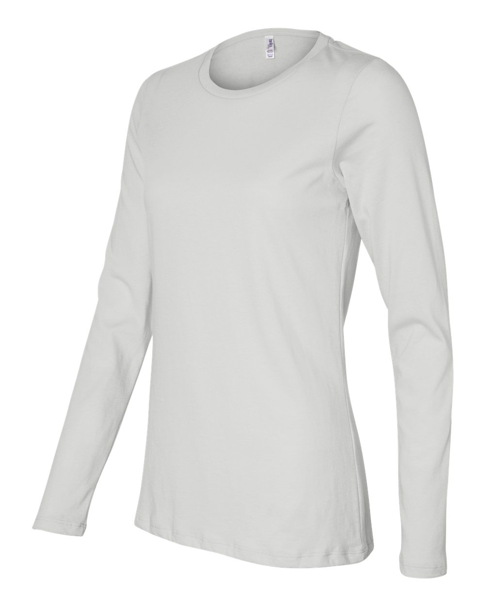 Women’s Relaxed Jersey Long Sleeve Tee - Side - B87106006 - White