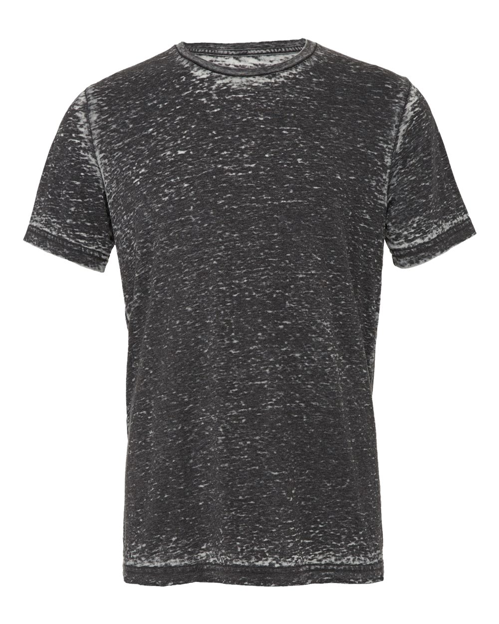 Unisex Texture Tee - Front - B03306342 - Grey Acid Wash