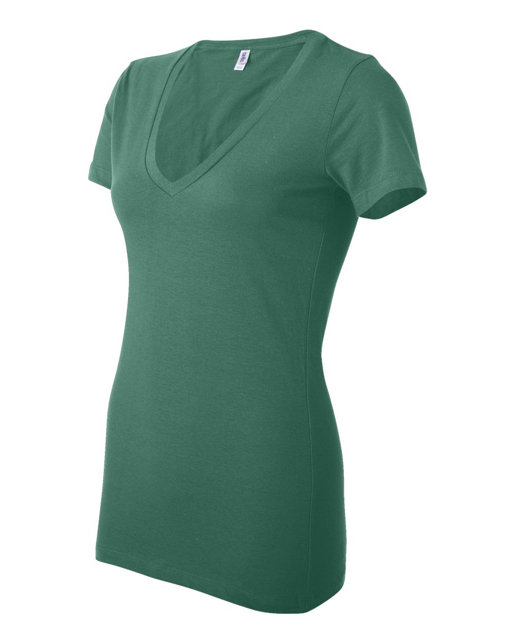 Women’s Jersey Deep V-Neck Tee - Side - B57306607 - Kelly