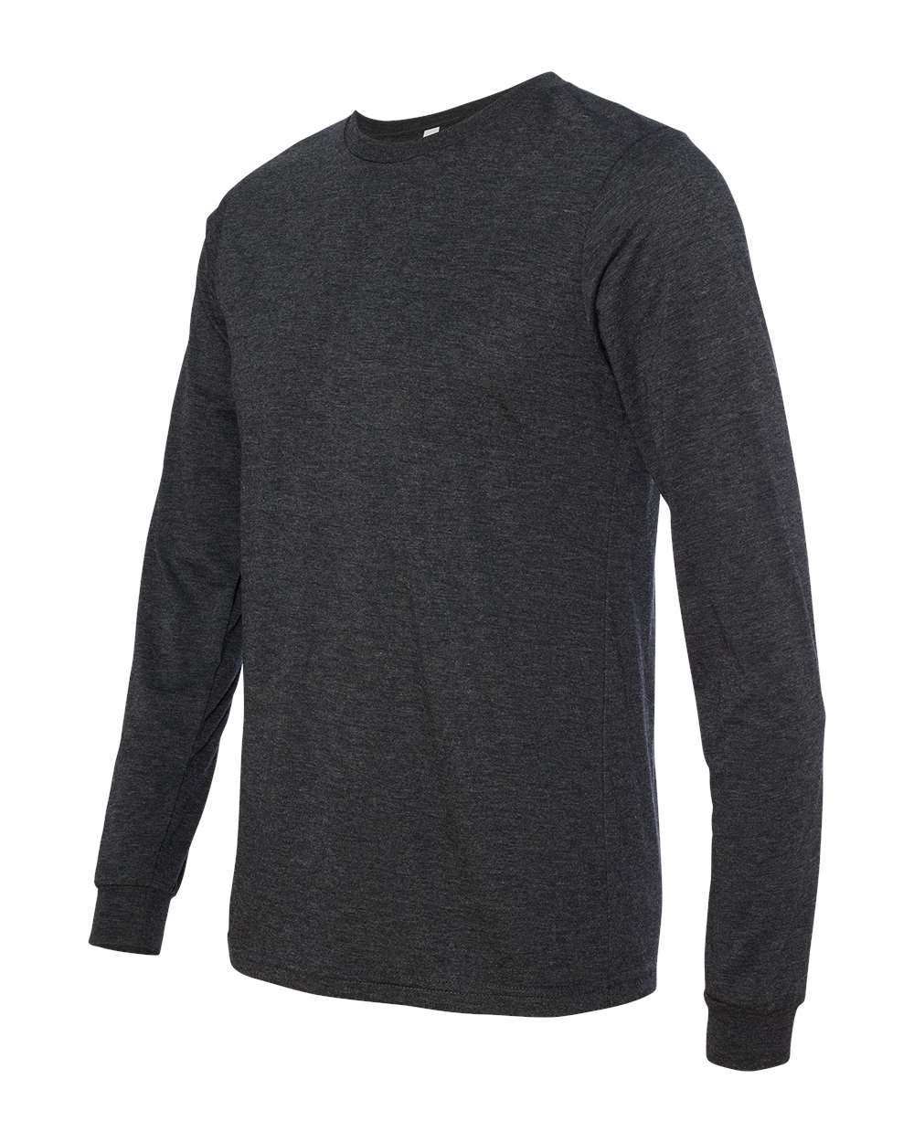 Unisex Triblend Long Sleeve Tee - DirectSide - B11606092 - Charcoal Black Triblend