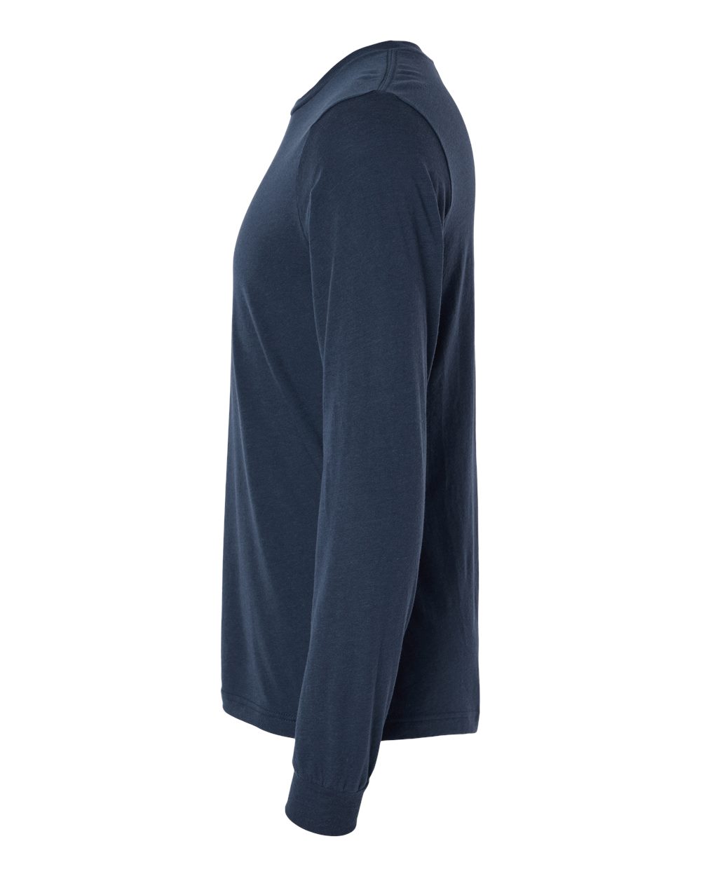 Unisex Triblend Long Sleeve Tee - DirectSide - B11606672 - Solid Navy Triblend