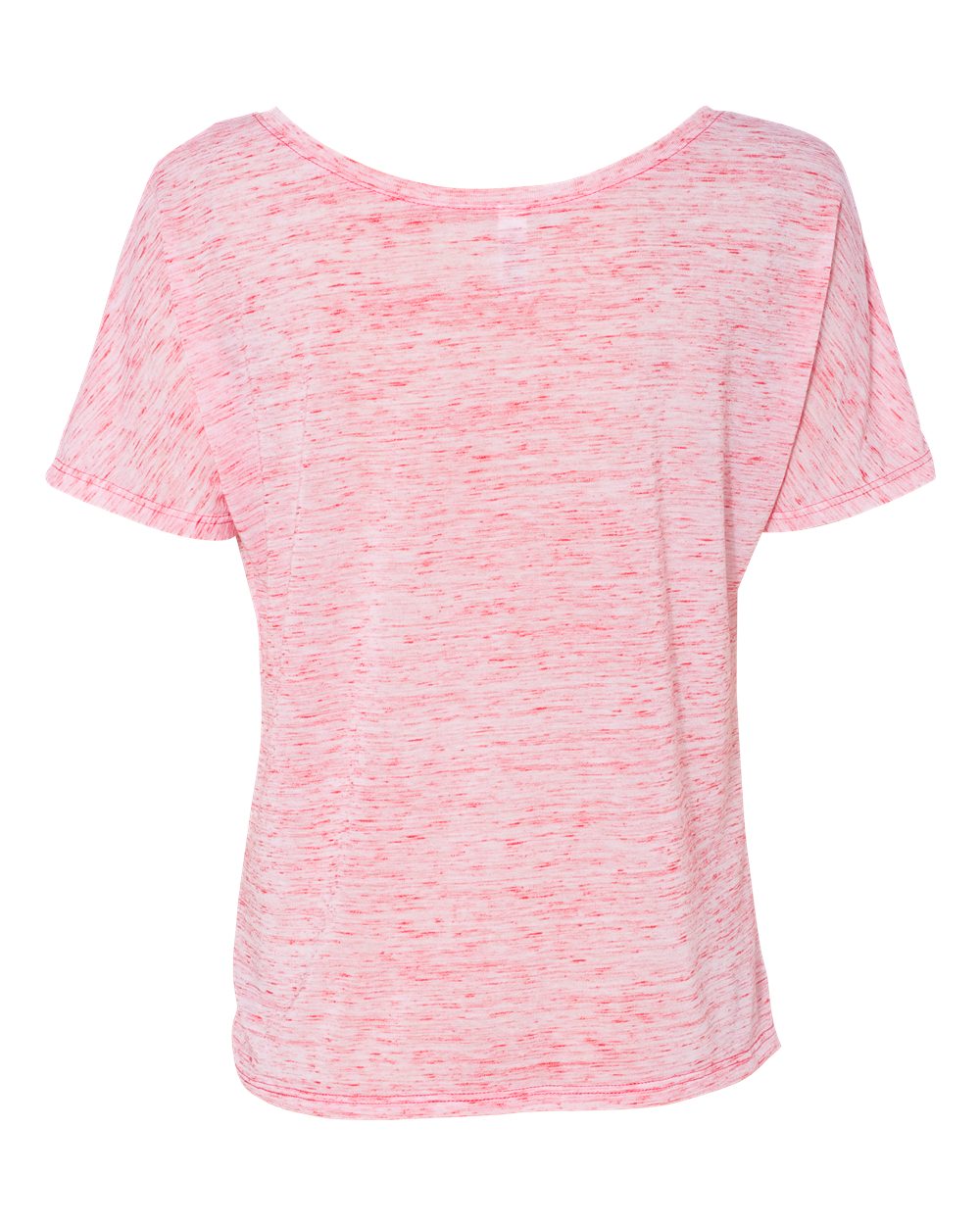 Women’s Slouchy Tee - Back - B80606713 - Red Marble