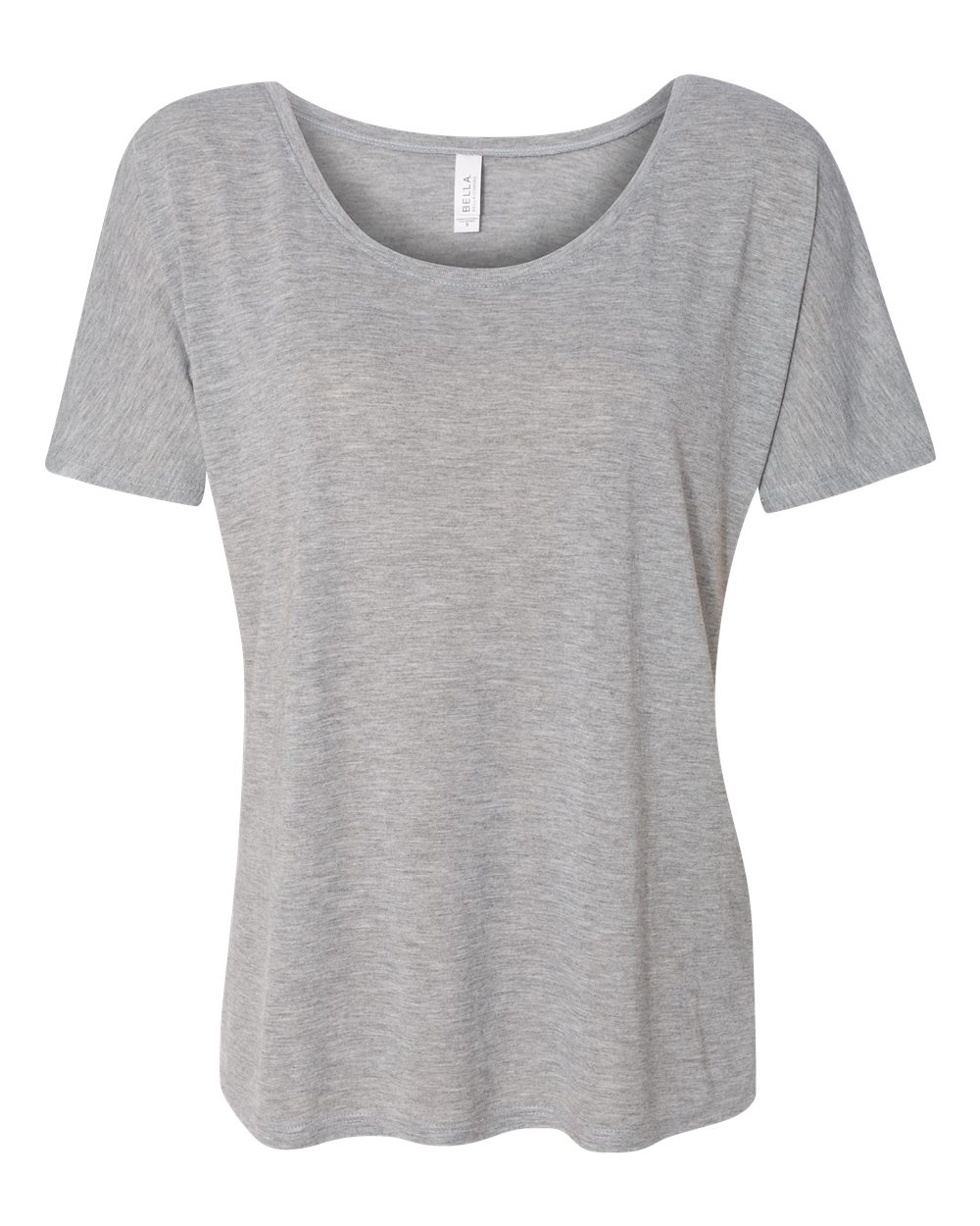 Women’s Slouchy Tee - Front - B80606583 - Athletic Heather