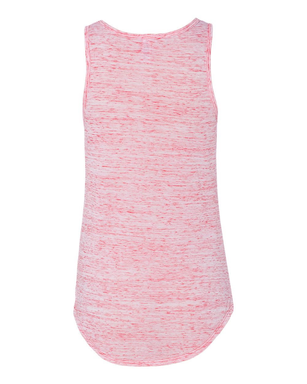 Women's Flowy V-Neck Tank - Back - B88606714 - Red Marble