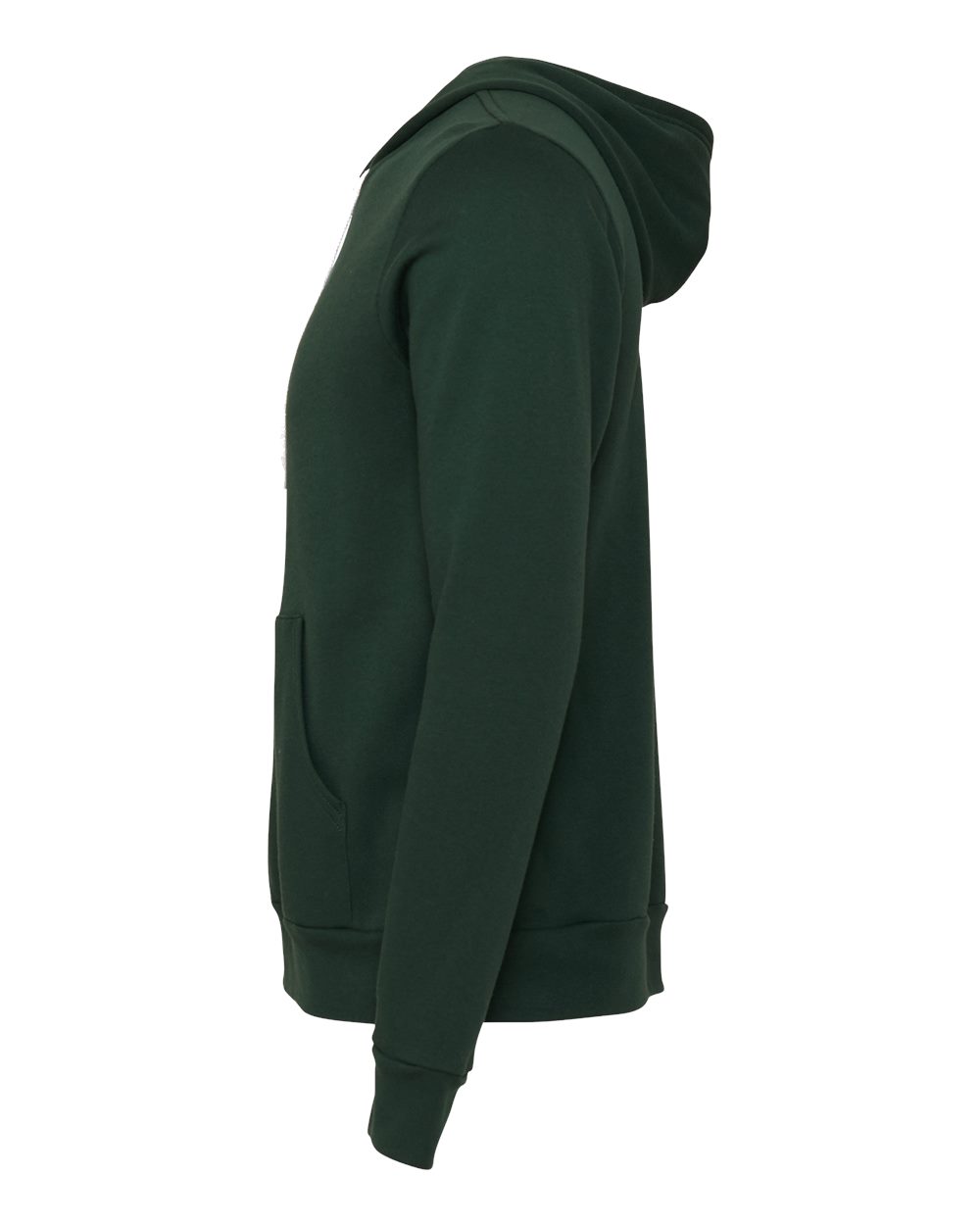 Unisex Sponge Fleece Full-Zip Hoodie - DirectSide - B80406042 - Forest