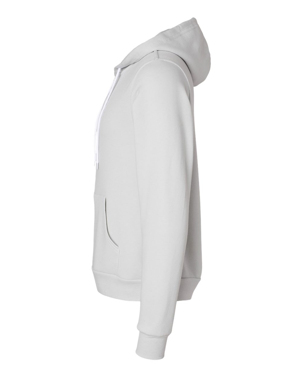 Unisex Sponge Fleece Full-Zip Hoodie - DirectSide - B80406182 - Silver
