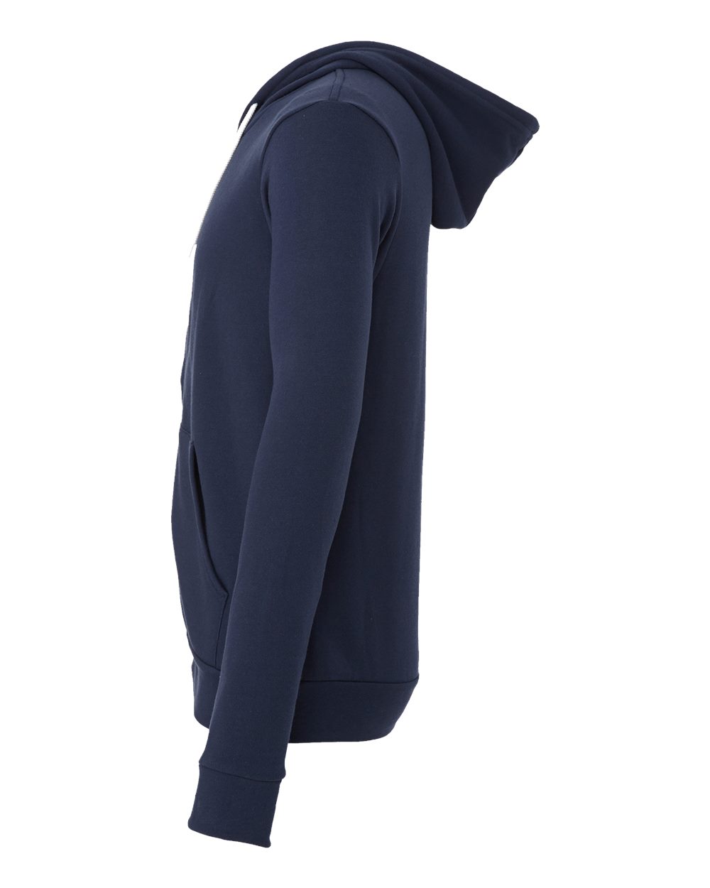 Unisex Sponge Fleece Full-Zip Hoodie - DirectSide - B80406652 - Navy