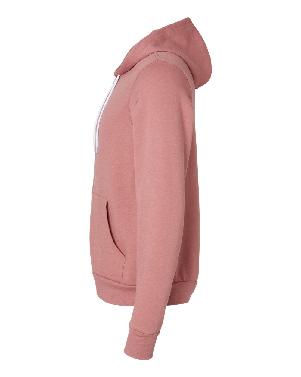 Unisex Sponge Fleece Full-Zip Hoodie - DirectSide - B80406722 - Heather Mauve