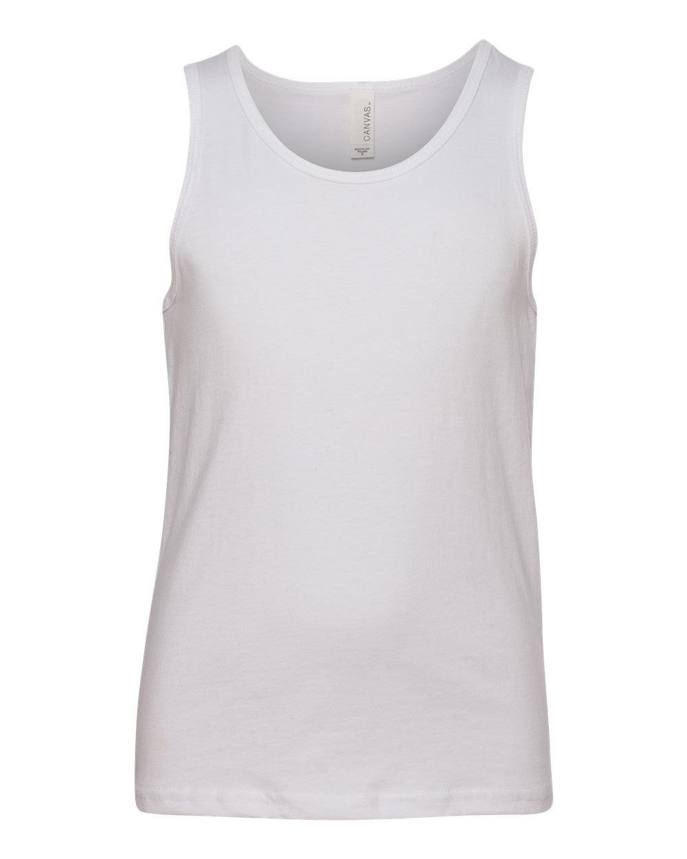Youth Jersey Tank - Front - B22206003 - White