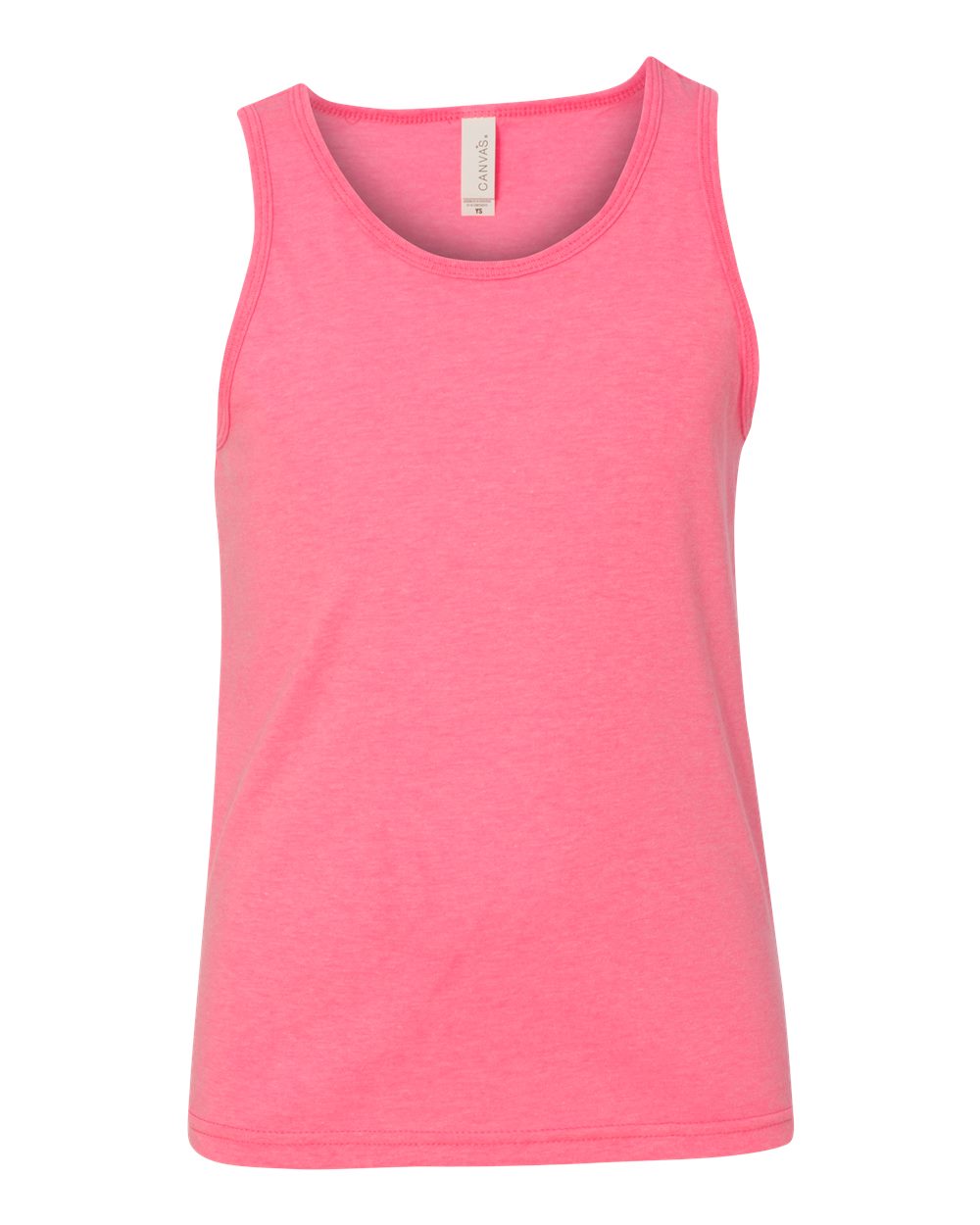 Youth Jersey Tank - Front - B22206143 - Neon Pink