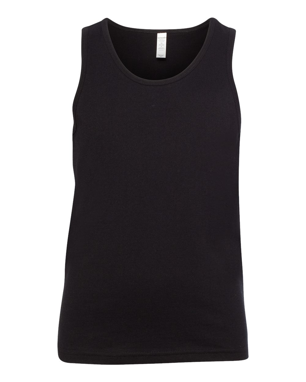 Youth Jersey Tank - Front - B22206503 - Black
