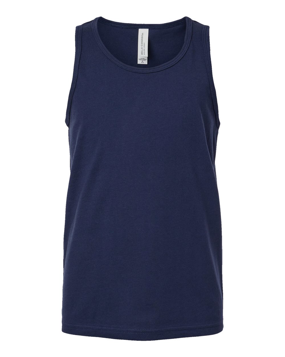 Youth Jersey Tank - Front - B22206753 - Navy