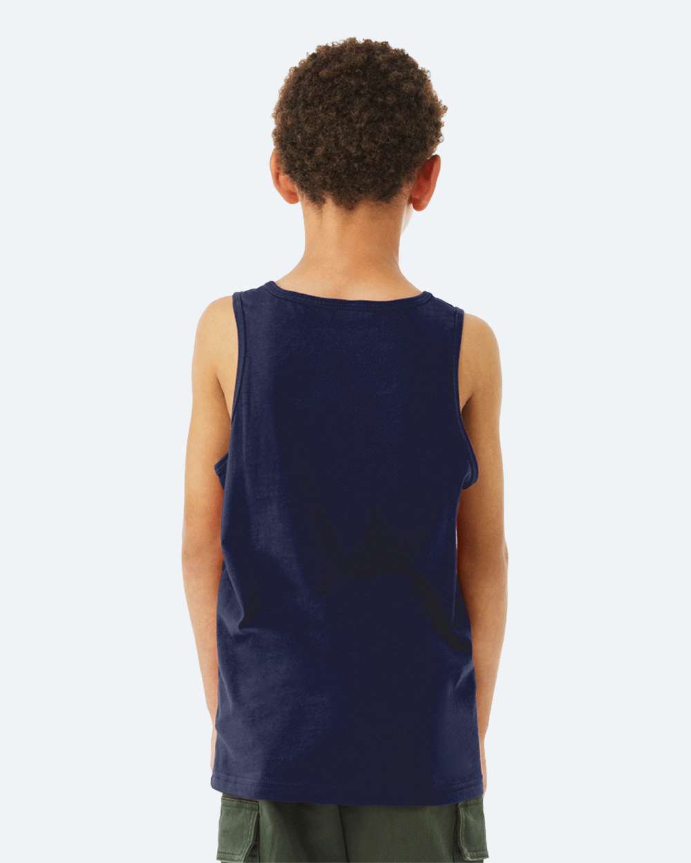 Youth Jersey Tank - OnModelBack - B22206753 - Navy
