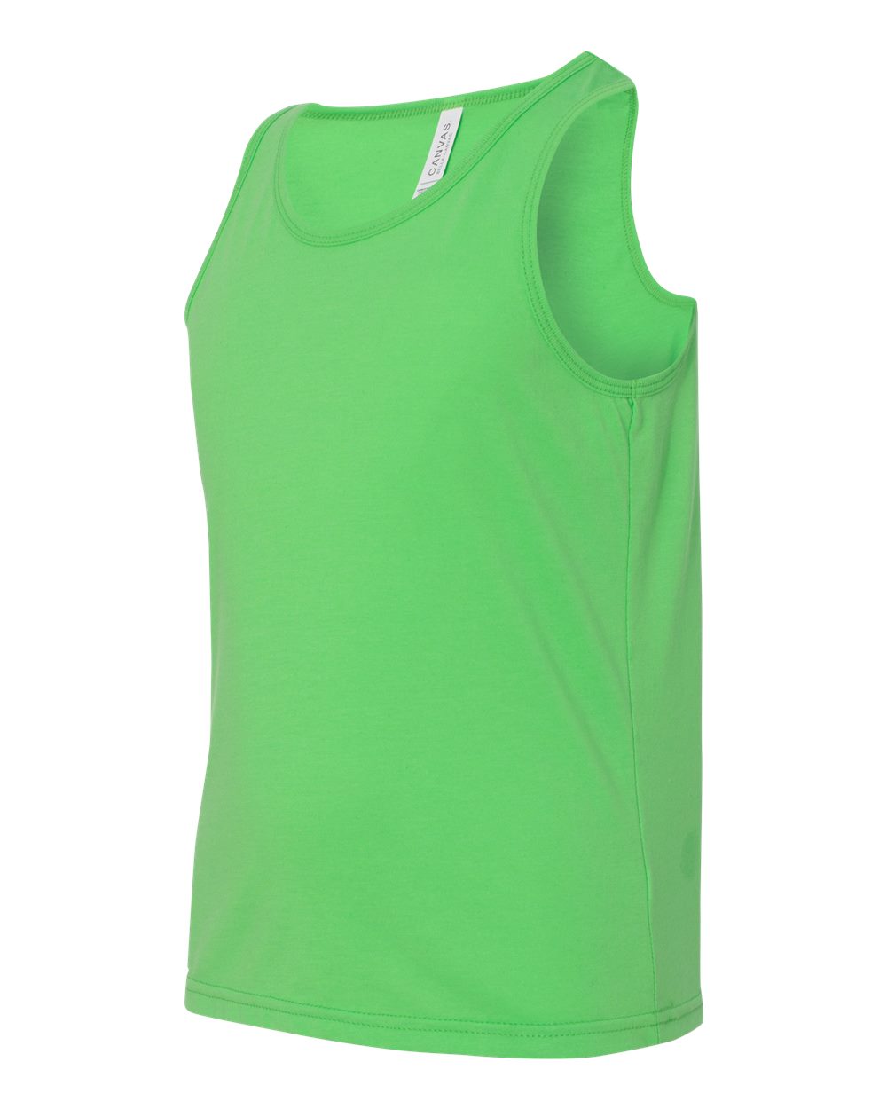 Youth Jersey Tank - Side - B22206164 - Neon Green