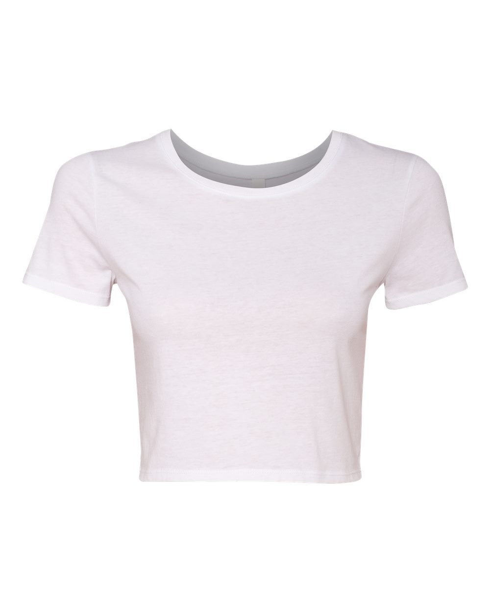 Women’s Crop Tee - Front - B19606002 - White