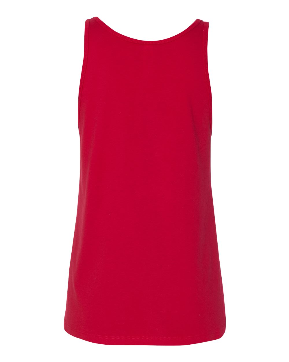 Women’s Relaxed Jersey Tank - Back - B57406707 - Red