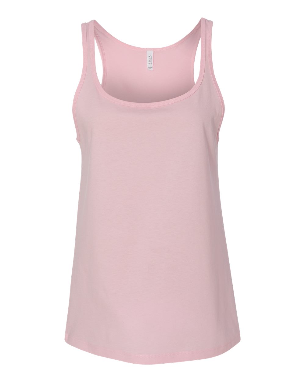 Women’s Relaxed Jersey Tank - Front - B57406303 - Pink