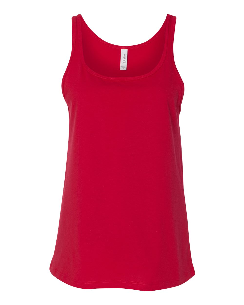 Women’s Relaxed Jersey Tank - Front - B57406707 - Red