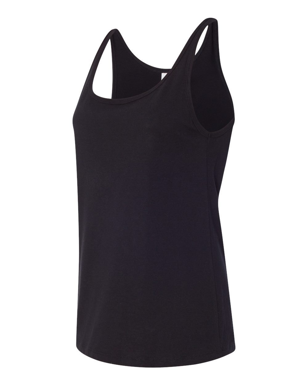 Women’s Relaxed Jersey Tank - Side - B57406503 - Black
