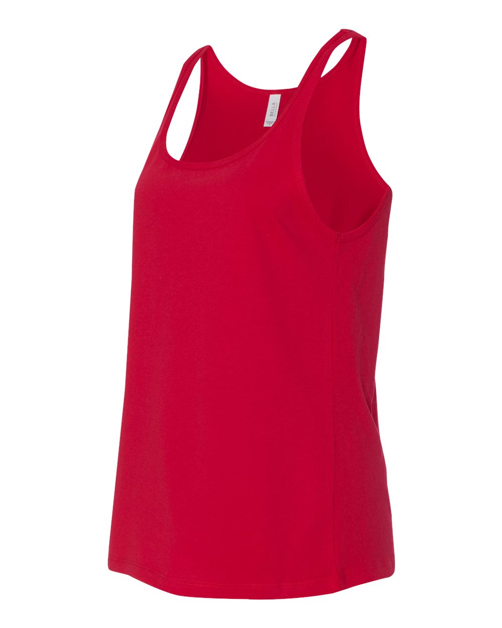 Women’s Relaxed Jersey Tank - Side - B57406707 - Red