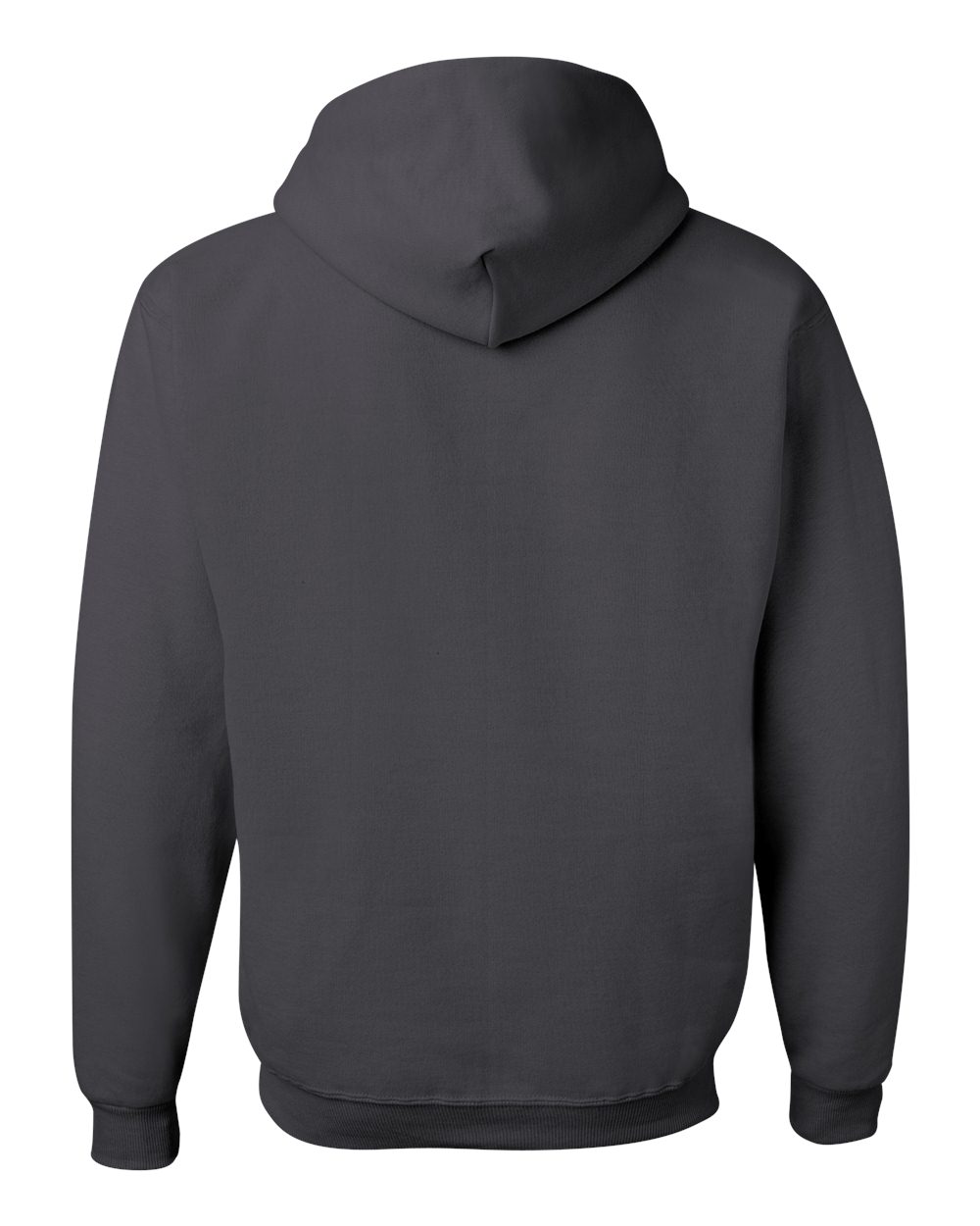 Unisex NuBlend® Hooded Sweatshirt - Back - B22035093 - Charcoal Grey