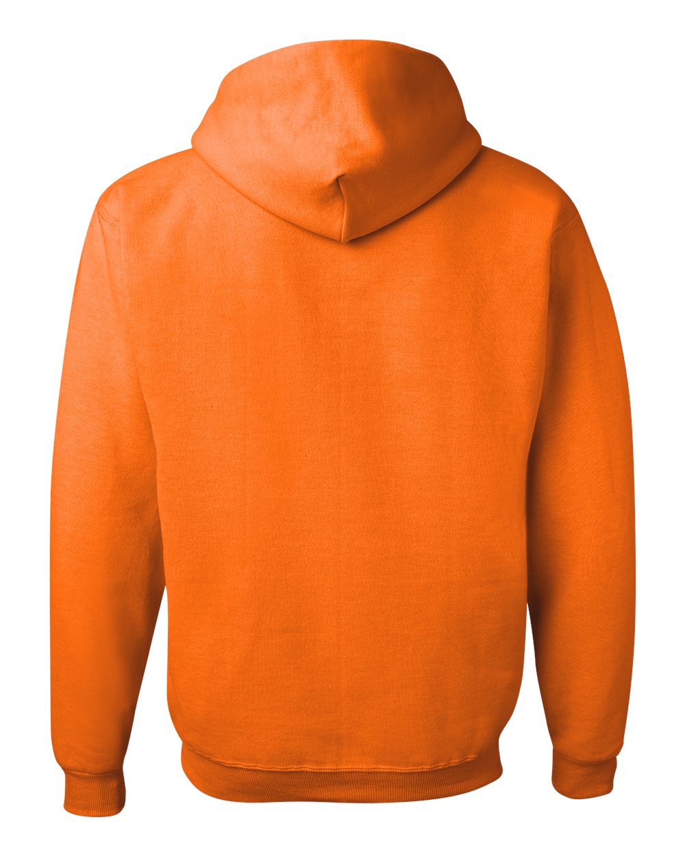 Unisex NuBlend® Hooded Sweatshirt - Back - B22035153 - Safety Orange
