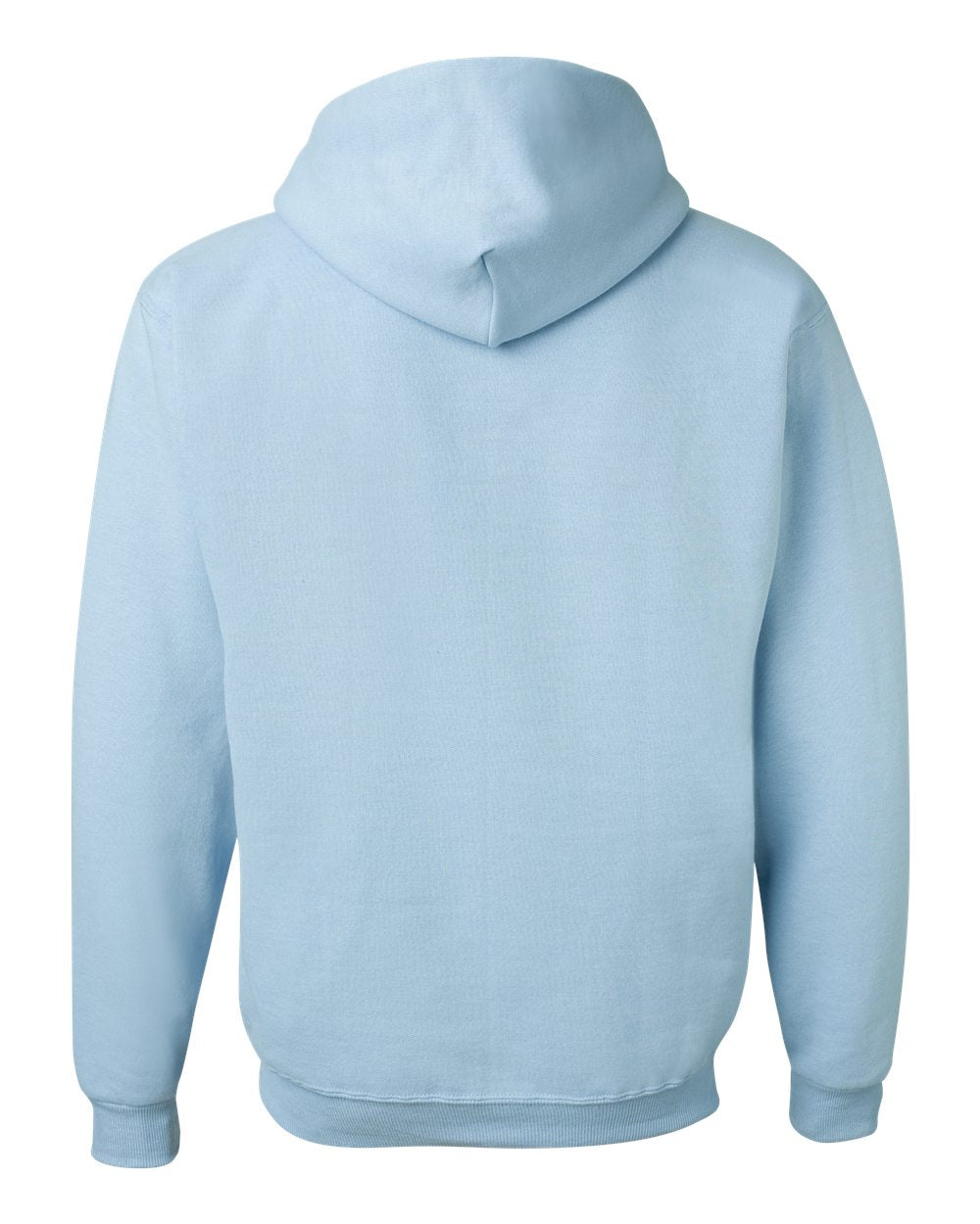 Unisex NuBlend® Hooded Sweatshirt - Back - B22035253 - Light Blue