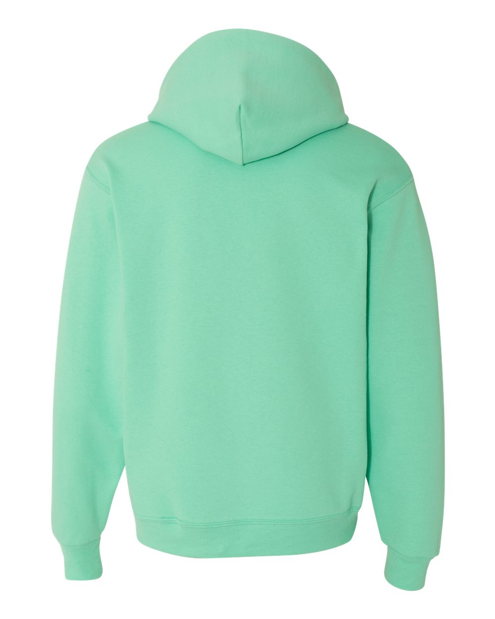 Unisex NuBlend® Hooded Sweatshirt - Back - B22035293 - Cool Mint